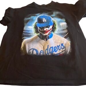 LA Dodgers Black Graphic Tee Unbranded
